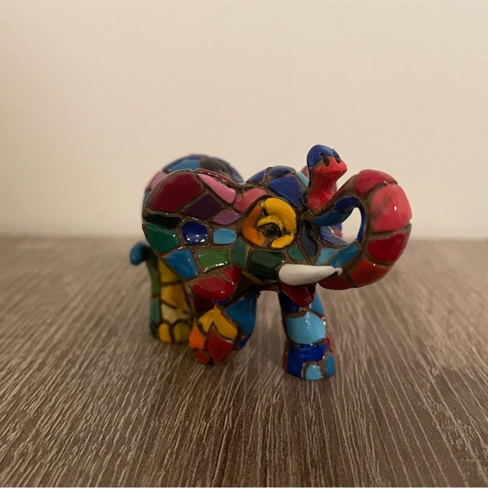 Decorative Elephant, Multicolored, Hand Painted